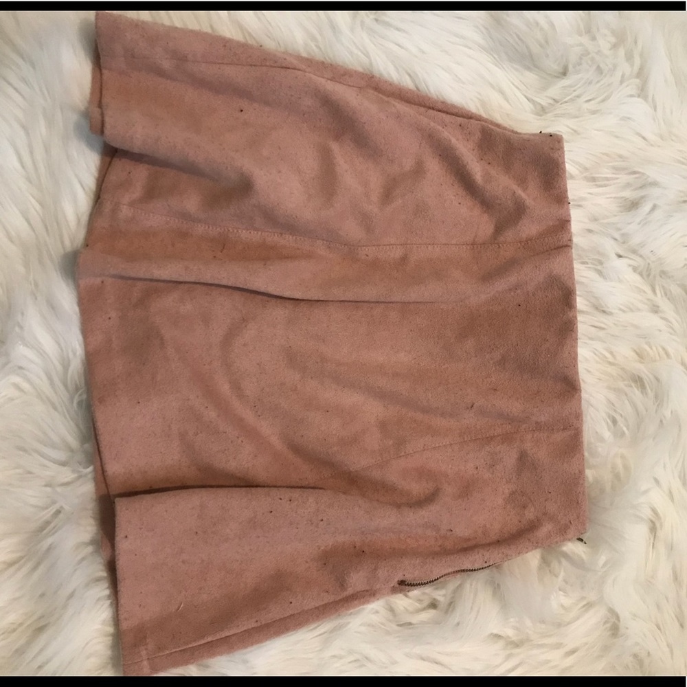Brandy Melville suede skirt